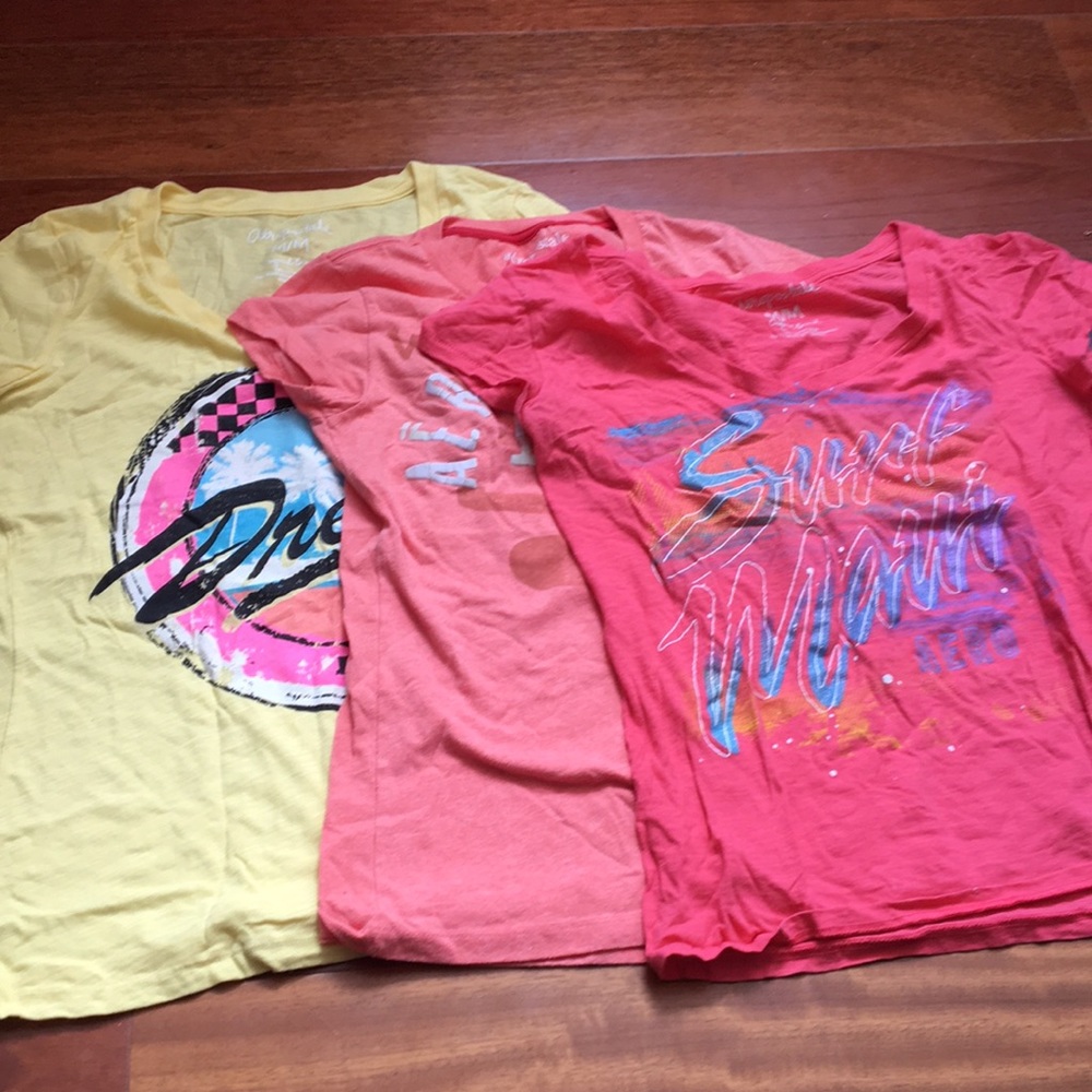 3 Aeropostale t-shirts